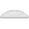 Ekena Millwork Segment Arch 4 Spoke Architectural Grade PVC Combination Pediment, 64"W x 22-7/8"H x 2-3/4"P PEDPC064X230SEG04 - alternate 6